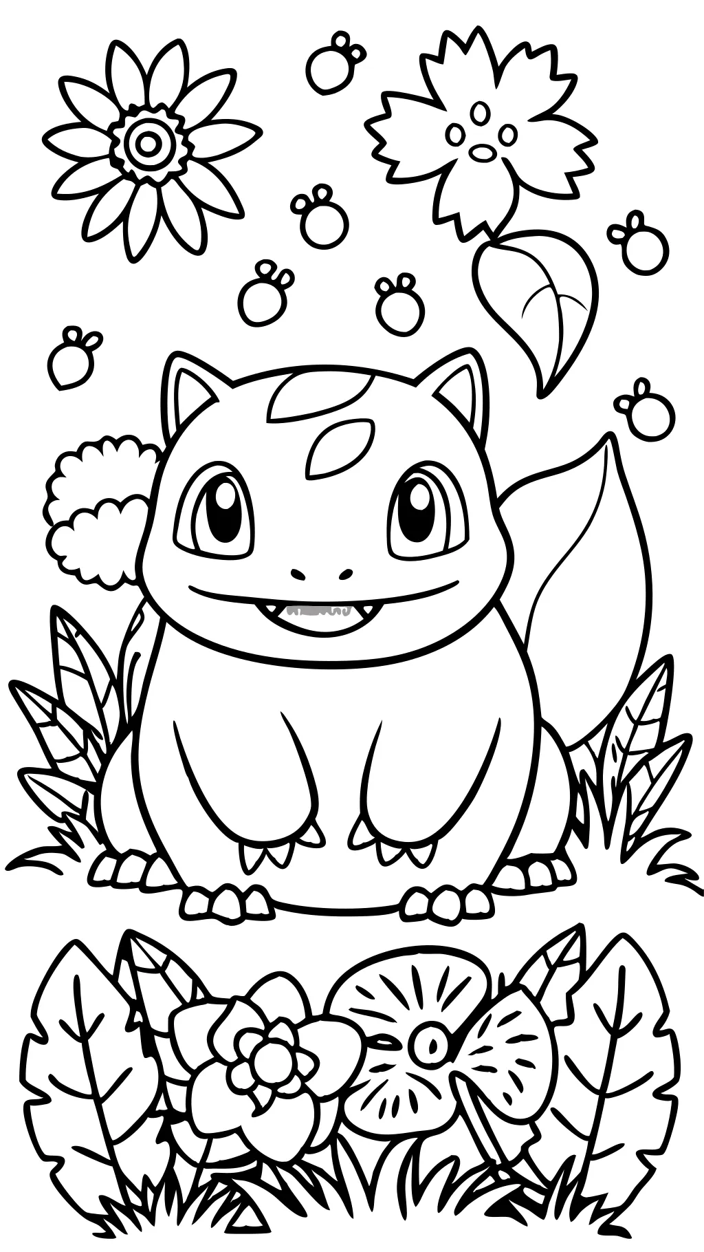 Páginas para colorear Bulbasaur